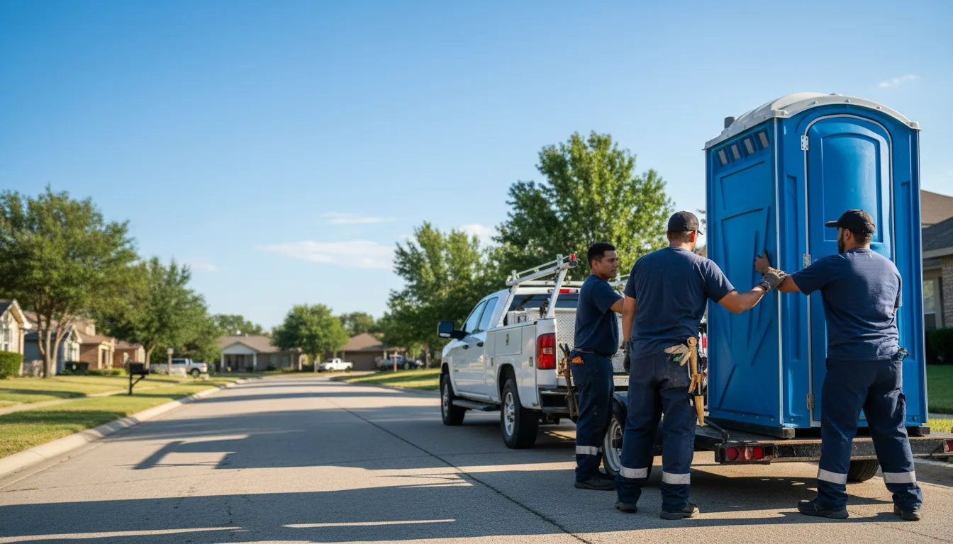 Portable Toilet Rental in Aquilla, TX near me